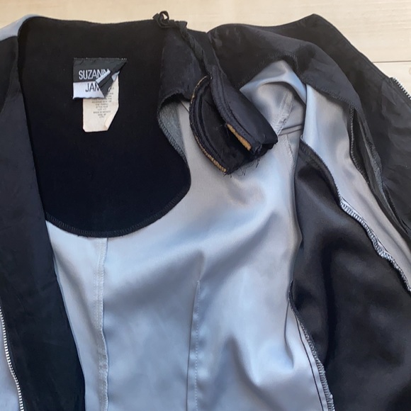 Vintage Suzannah James S Grey and Black Jacket - Picture 4 of 6